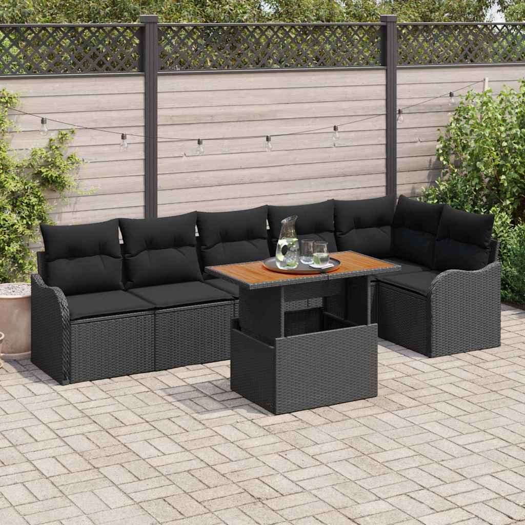 Havesofa Sæt Med Pude 7 Dele - Variant 3349470