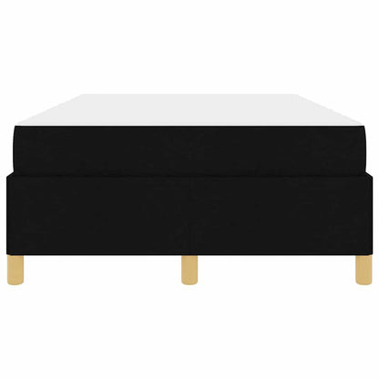 Box Spring Seng Sort Og Hvid Og Sort 120 X 190 Cm Stof - Billede 6