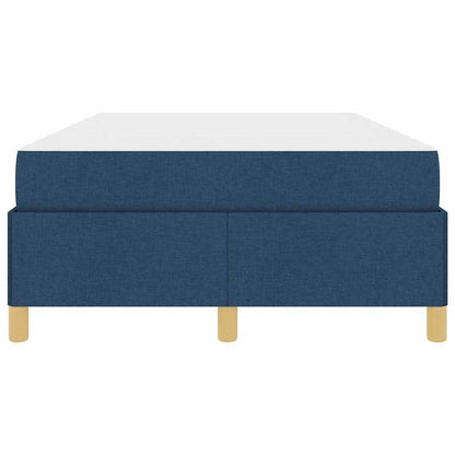 Box Spring Seng Med Madras Blå 120 X 190 Cm Stof - Billede 6