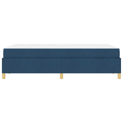 Box Spring Seng Med Madras Blå 120 X 190 Cm Stof - Billede 7