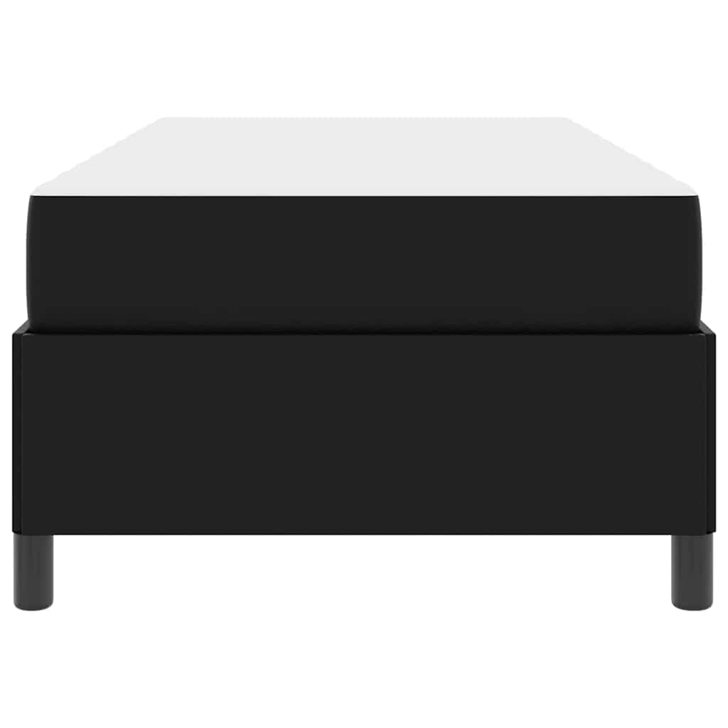 Sengeramme Med Madras Med Madras Sort 80 X 200 Cm Kunstlæder - Billede 7