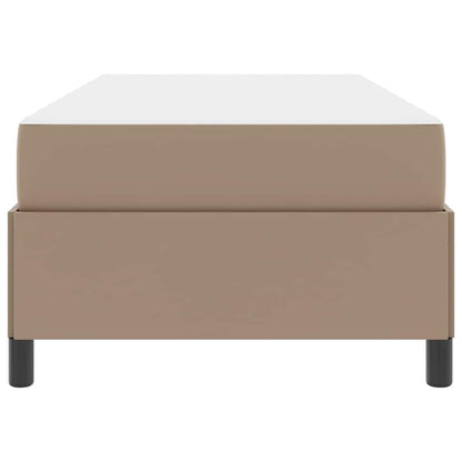 Sengeramme Med Madras Cappuccino 90 X 190 Cm Kunstlæder - Billede 6