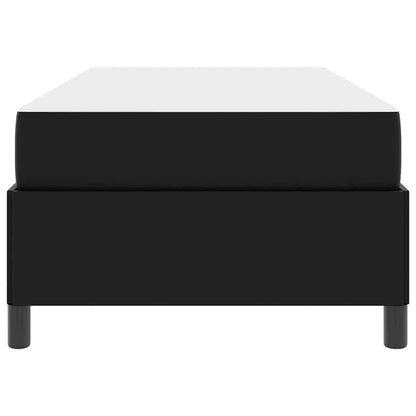 Sengeramme Med Madras Med Madras Sort 90 X 200 Cm Kunstlæder - Billede 7