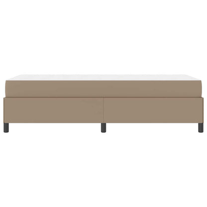 Sengeramme Med Madras Cappuccino 90 X 200 Cm Kunstlæder - Billede 7