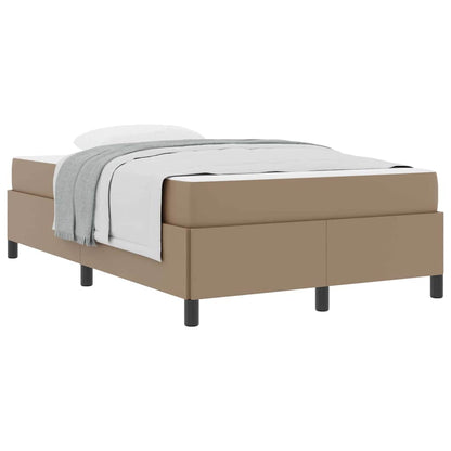 Sengeramme Med Madras Cappuccino 120 X 190 Cm Kunstlæder - Billede 3