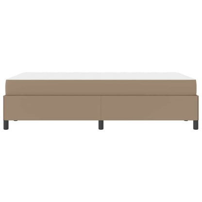 Sengeramme Med Madras Cappuccino 120 X 190 Cm Kunstlæder - Billede 7