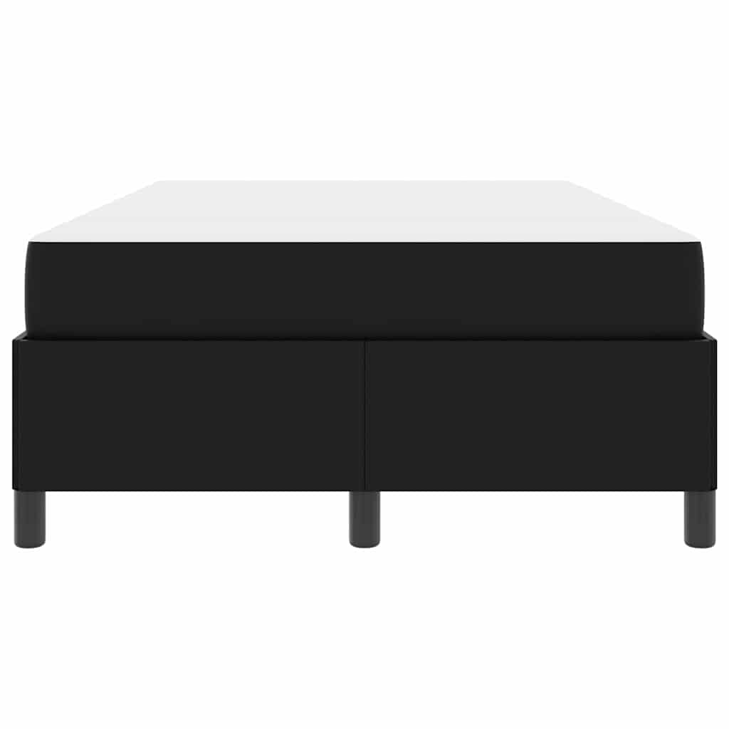 Sengeramme Med Madras Med Madras Sort 120 X 200 Cm Kunstlæder - Billede 7