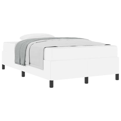 Sengeramme Med Madras Med Madras Hvid 120 X 200 Cm Kunstlæder - Billede 3