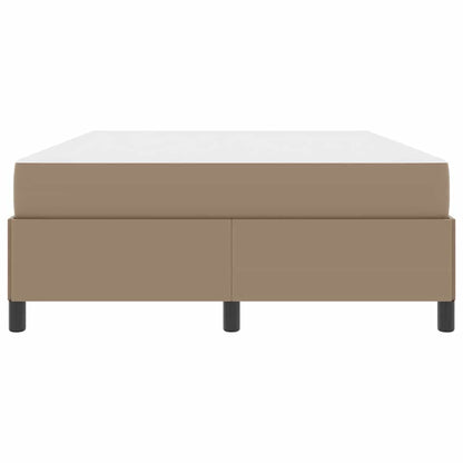 Sengeramme Med Madras Cappuccino 140 X 190 Cm Kunstlæder - Billede 6