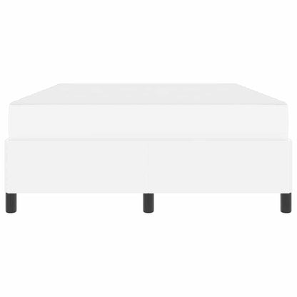 Sengeramme Med Madras Med Madras Hvid 140 X 200 Cm Kunstlæder - Billede 7