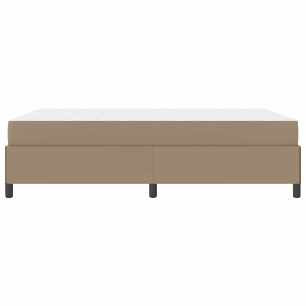 Sengeramme Med Madras Cappuccino 160 X 200 Cm Kunstlæder - Billede 7