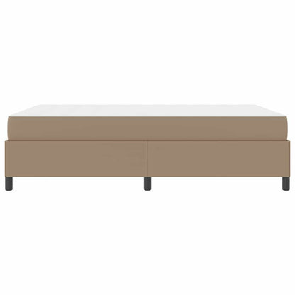 Sengeramme Med Madras Cappuccino 160 X 200 Cm Kunstlæder - Billede 7