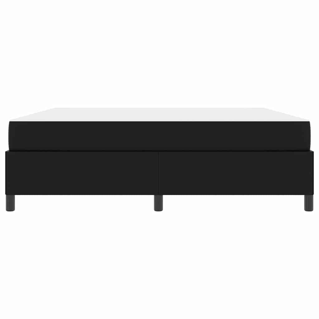 Sengeramme Med Madras Med Madras Sort 180 X 200 Cm Kunstlæder - Billede 7