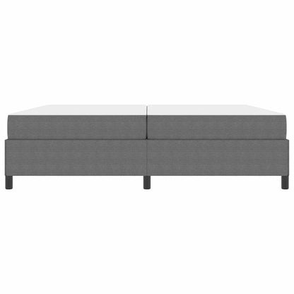 Sengestel Lysegrå 200 X 200 Cm Corduroy Stof - Billede 6