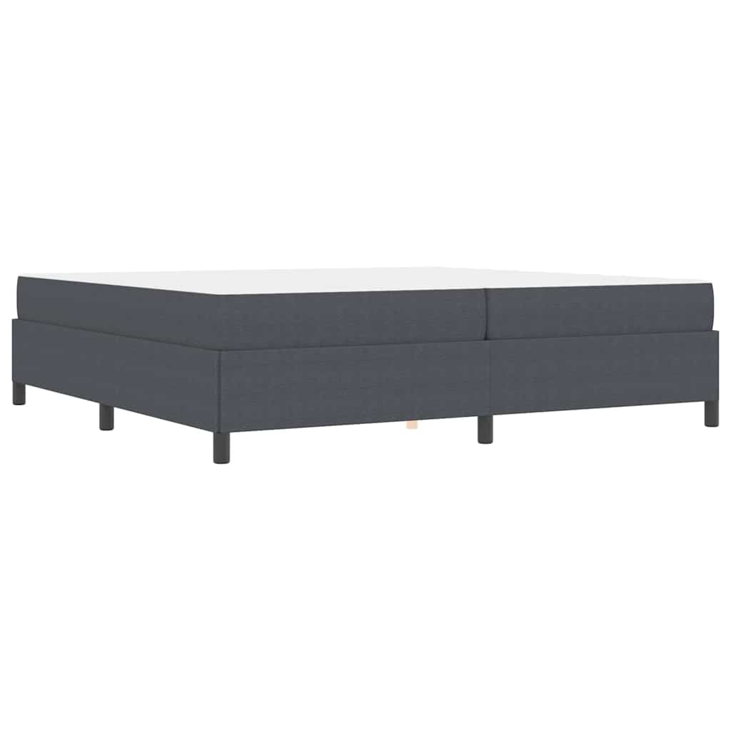 Sengestel Mørkegrå 200 X 200 Cm Corduroy Stof - Billede 8