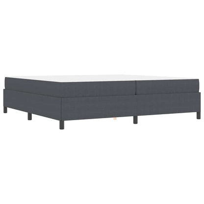 Sengestel Mørkegrå 200 X 200 Cm Corduroy Stof - Billede 8