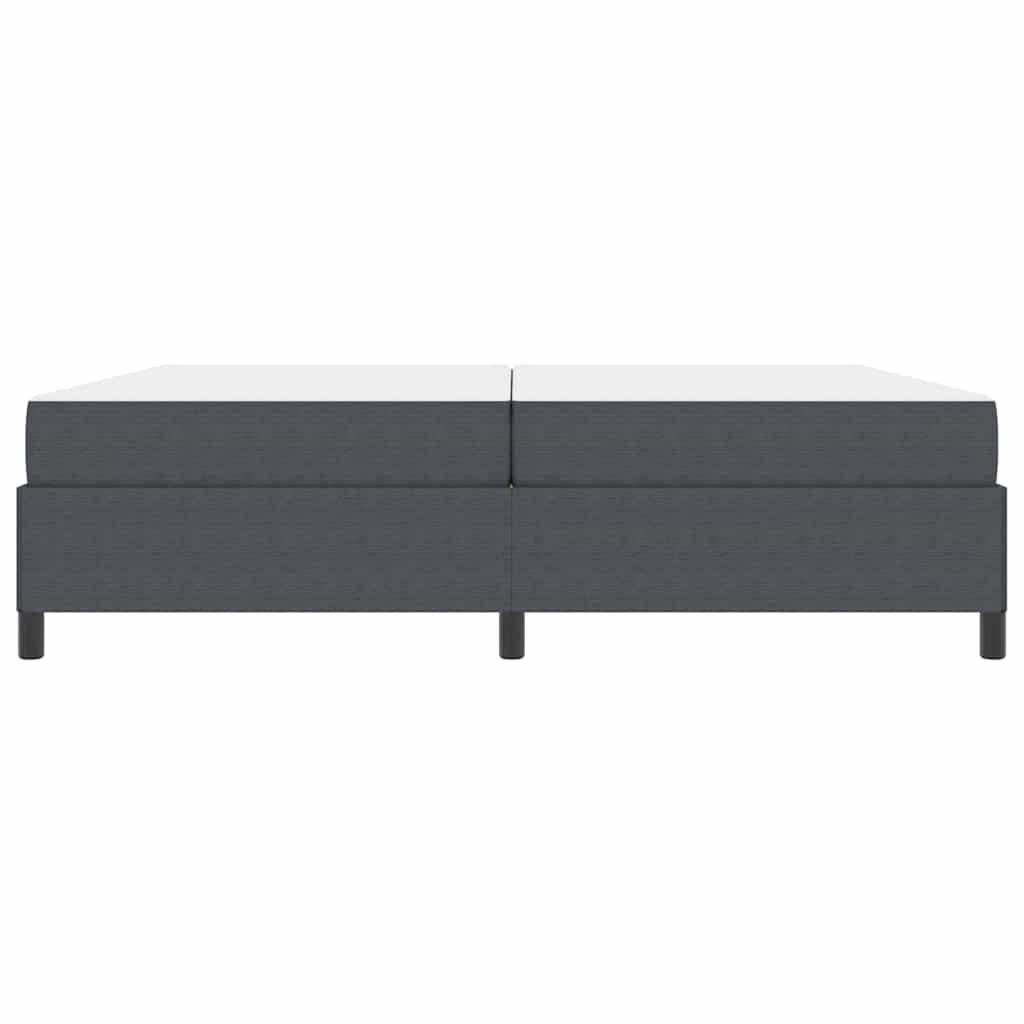 Sengestel Mørkegrå 200 X 200 Cm Corduroy Stof - Billede 6