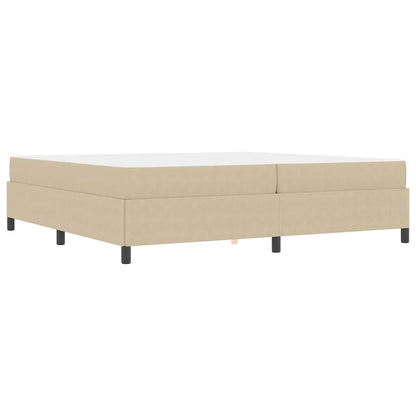 Sengestel Lysegrå 200 X 200 Cm Corduroy Stof - Billede 8