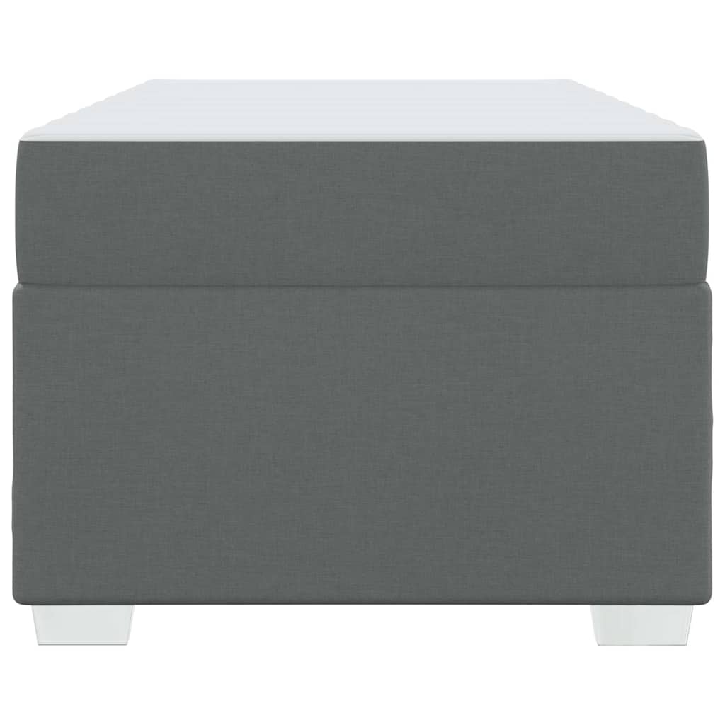 Sengestel Mørkegrå 90 X 190 Cm Stof - Billede 7