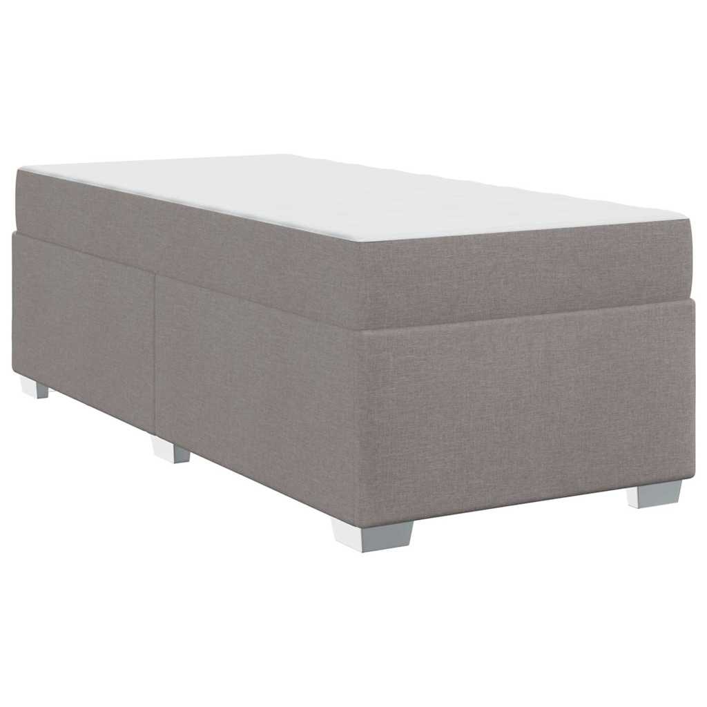 Sengestel Gråbrun 90 X 190 Cm Stof - Billede 2