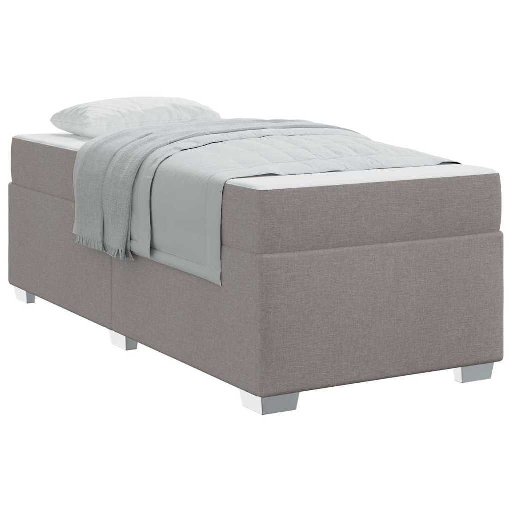 Sengestel Gråbrun 90 X 190 Cm Stof - Billede 3