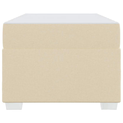 Sengestel Creme 90 X 190 Cm Stof - Billede 7