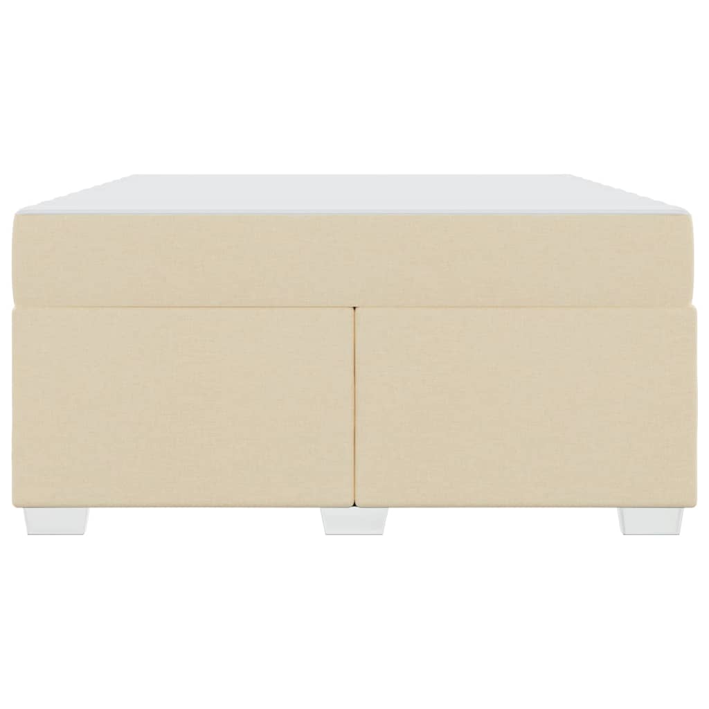 Sengestel Creme 140 X 200 Cm Stof - Billede 7