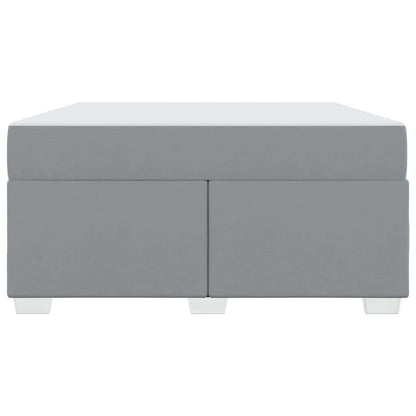 Sengestel Lysegrå 160 X 200 Cm Stof - Billede 7