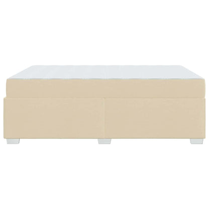 Sengestel Creme 160 X 200 Cm Stof - Billede 7