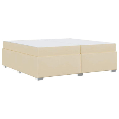 Sengestel Creme 200 X 200 Cm Stof - Billede 2