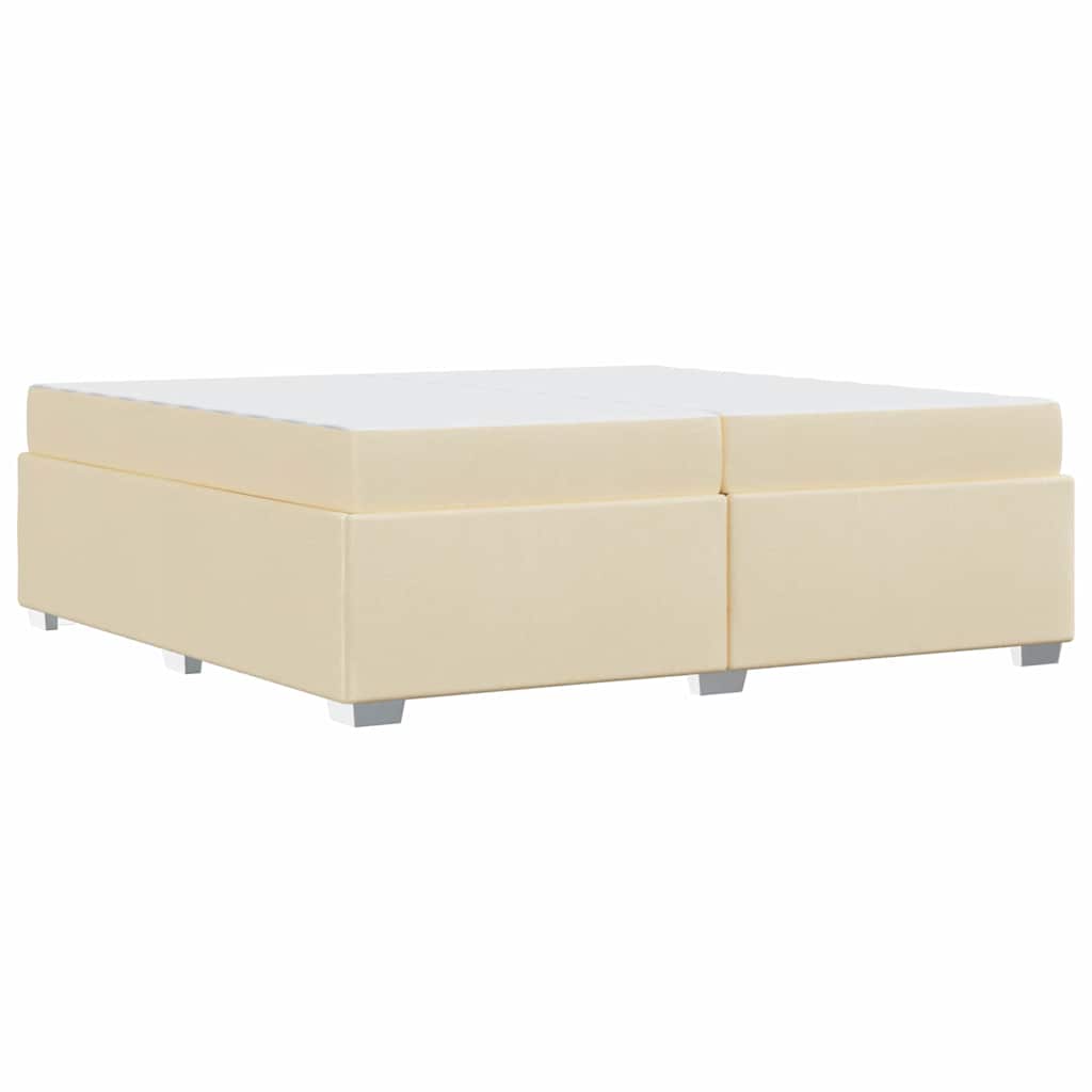 Sengestel Creme 200 X 200 Cm Stof - Billede 8