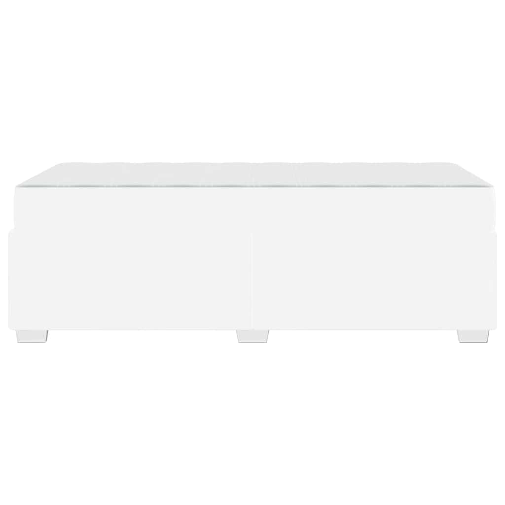 Sengestel Hvid 80 X 200 Cm Kunstlæder - Billede 8