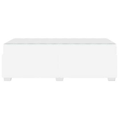 Sengestel Hvid 80 X 200 Cm Kunstlæder - Billede 8