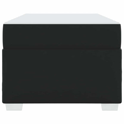 Sengestel Sort 90 X 190 Cm Kunstlæder - Billede 7