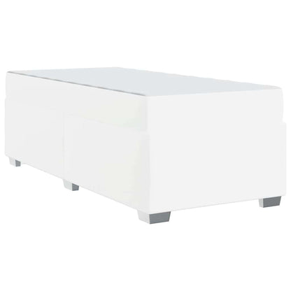 Sengestel Hvid 90 X 190 Cm Kunstlæder - Billede 9