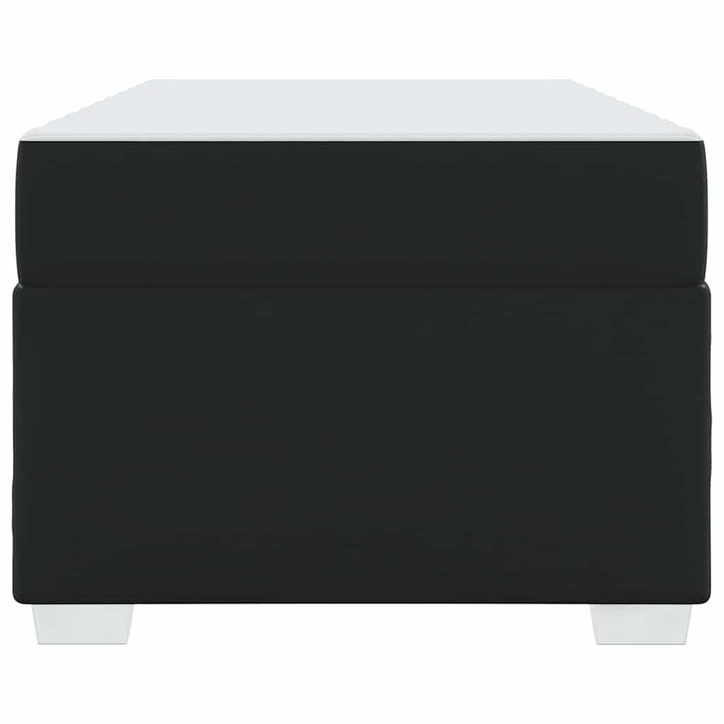 Sengestel Sort 90 X 200 Cm Kunstlæder - Billede 7