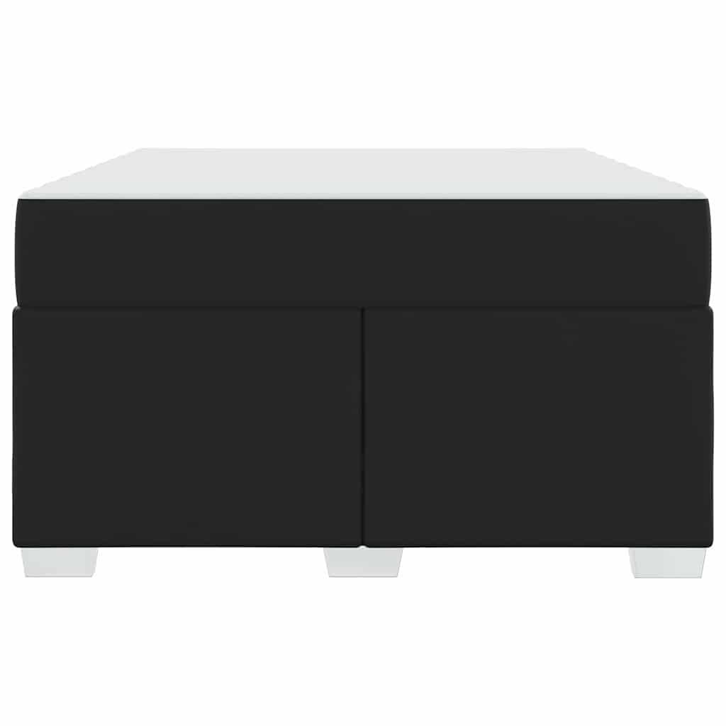 Sengestel Sort 120 X 190 Cm Kunstlæder - Billede 7