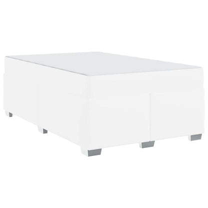Sengestel Hvid 120 X 190 Cm Kunstlæder - Billede 2