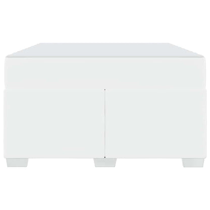 Sengestel Hvid 120 X 190 Cm Kunstlæder - Billede 7