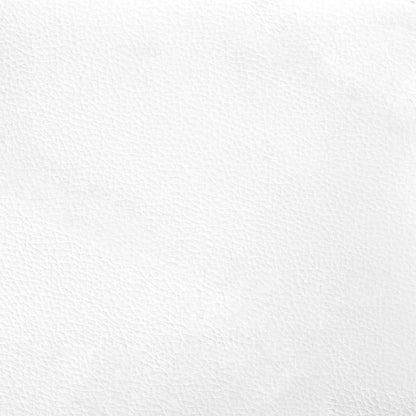 Sengestel Hvid 160 X 200 Cm Kunstlæder - Billede 11
