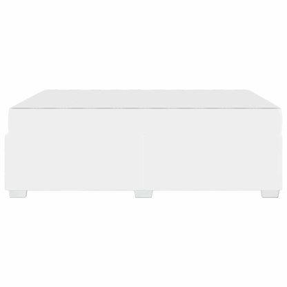 Sengestel Hvid 160 X 200 Cm Kunstlæder - Billede 7