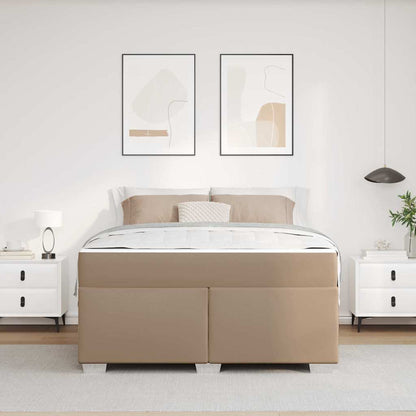 Sengestel Cappuccino 160 X 200 Cm Kunstlæder - Billede 4
