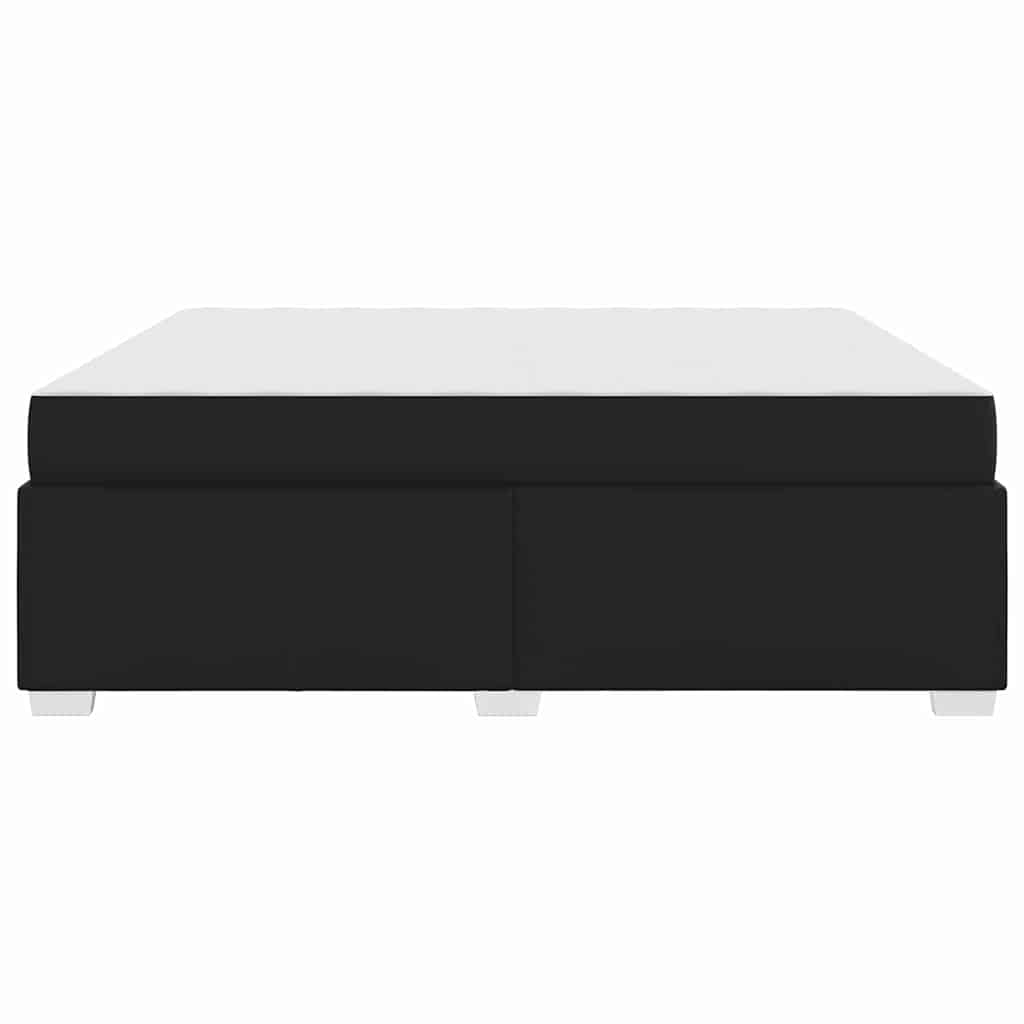 Sengestel Sort 180 X 200 Cm Kunstlæder - Billede 8