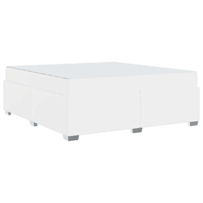 Sengestel Hvid 180 X 200 Cm Kunstlæder - Billede 2
