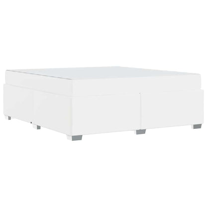 Sengestel Hvid 180 X 200 Cm Kunstlæder - Billede 8