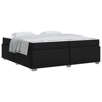 Sengestel Sort 200 X 200 Cm Kunstlæder - Billede 3