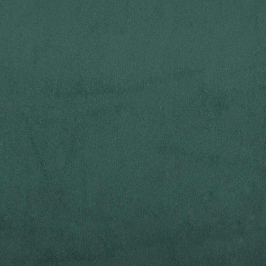 Sengeramme Med Madras Med Madras Mørkegrøn 90 X 190 Cm Fløjl - Billede 11