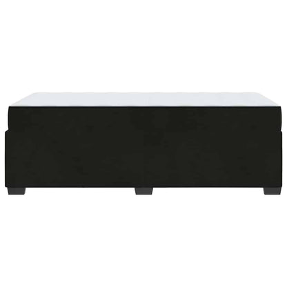 Sengeramme Med Madras Med Madras Sort 90 X 200 Cm Fløjl - Billede 8