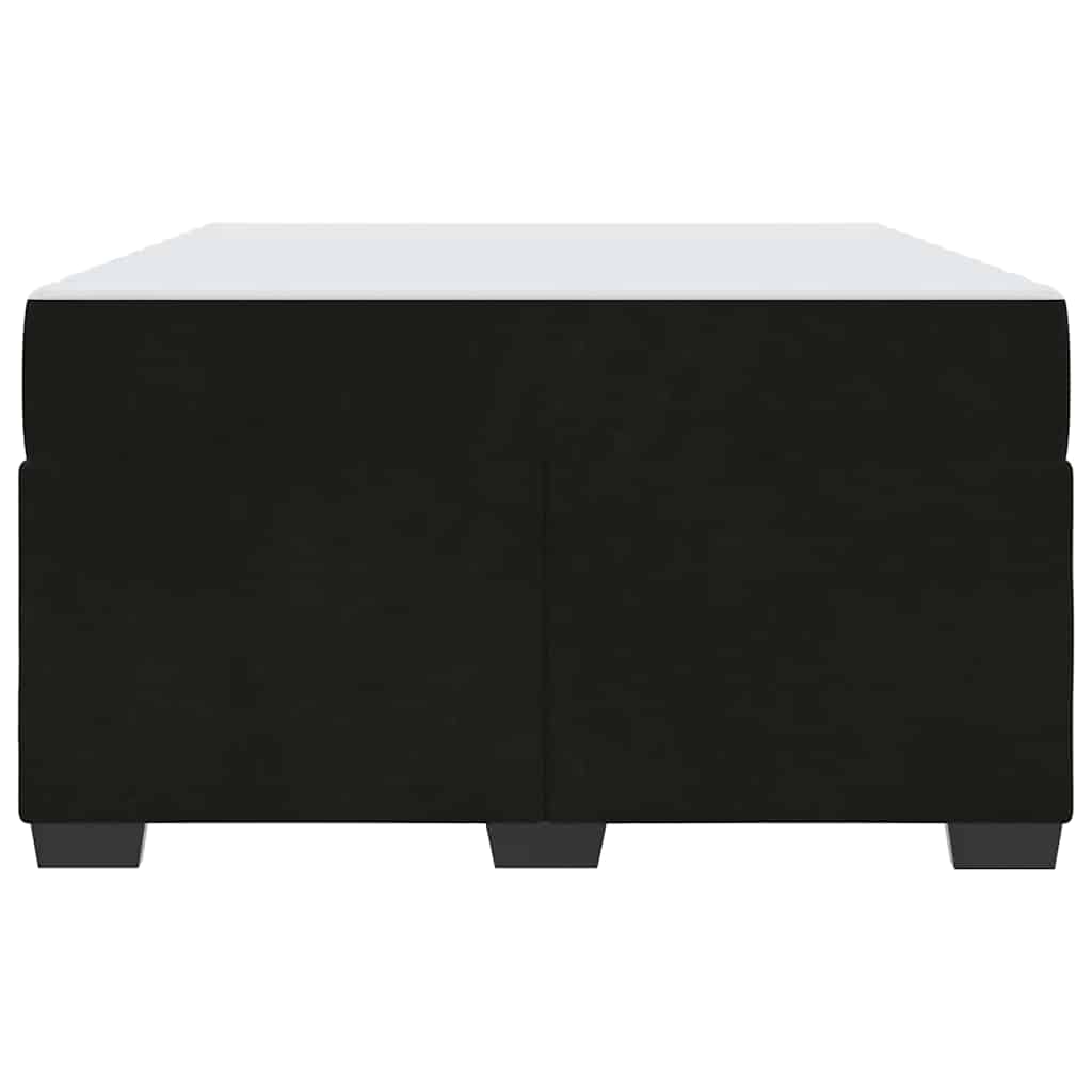 Sengeramme Med Madras Med Madras Sort 120 X 200 Cm Fløjl - Billede 7