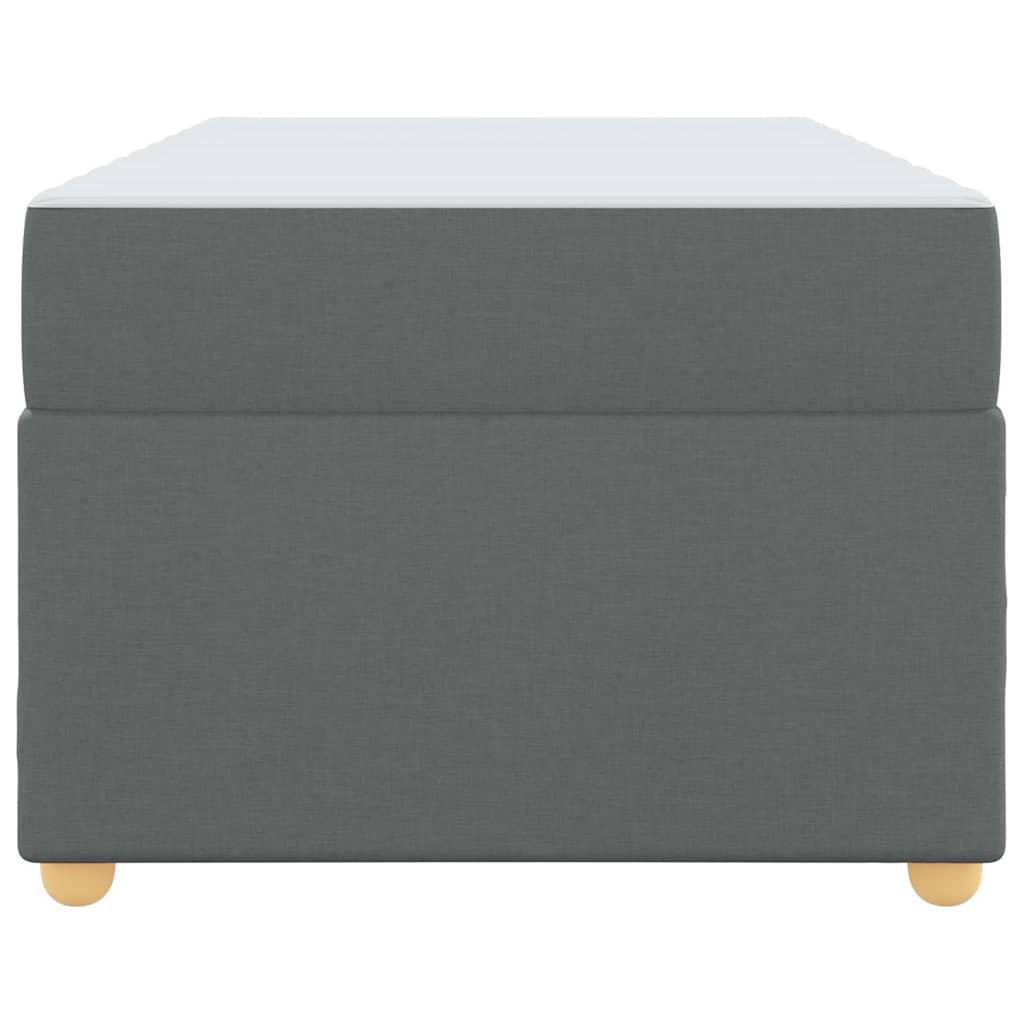 Sengestel Med Madras Mørkegrå 80 200 Cm Polyester - Billede 7